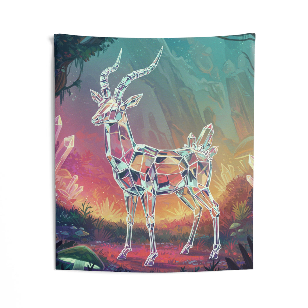 Crystal Antelope Wall Tapestry