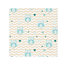 Load image into Gallery viewer, Adorable Owl Pattern Face Towel, Cute Bath, Spa, Gift, Nursery Decor,
