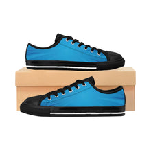 Load image into Gallery viewer, Abstract Blue Comic Women&#39;s Sneakers
