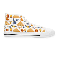 Load image into Gallery viewer, Ancient Egyptian Theme Women&#39;s High Top Sneakers
