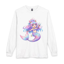 Load image into Gallery viewer, Kawaii Pastel Mermaid Long Sleeve Tee
