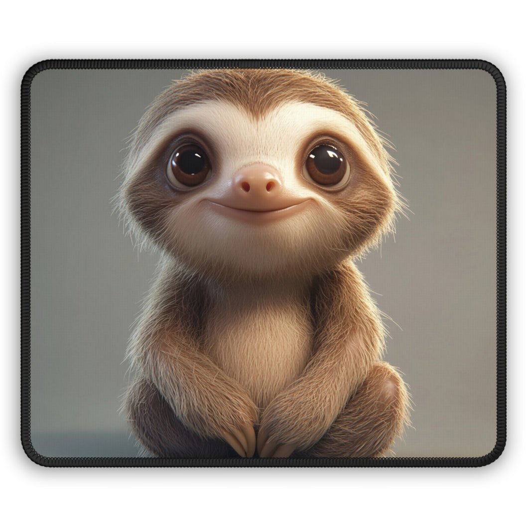 Adorable Sloth Gaming Mouse Pad - Cute Desk Accessory for Gamers