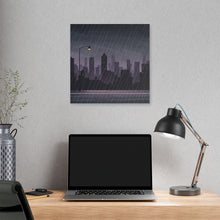 Load image into Gallery viewer, Rainy Cityscape Canvas Art
