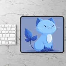 Load image into Gallery viewer, Blue Kawaii Cat Gaming Mouse Pad
