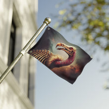 Load image into Gallery viewer, Gothic Bone Vulture Double-Sided Flag
