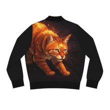 Load image into Gallery viewer, Fire Cat Bomber Jacket
