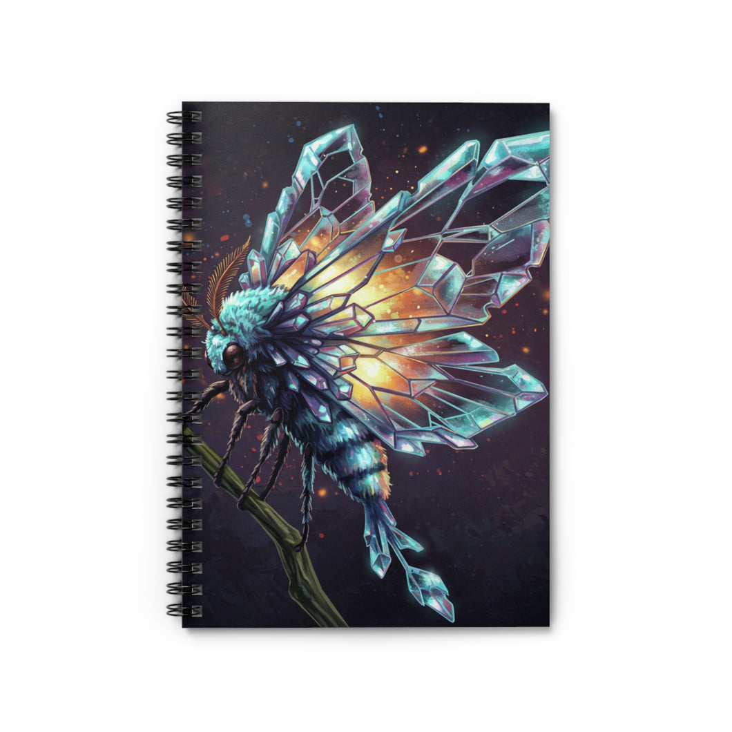 Crystal Moth Spiral Notebook