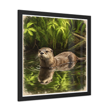Load image into Gallery viewer, River Otter Framed Poster
