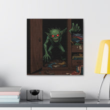 Load image into Gallery viewer, Goblin in the Closet Canvas Wall Art

