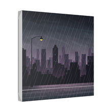 Load image into Gallery viewer, Rainy Cityscape Canvas Art
