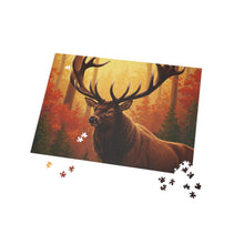 Load image into Gallery viewer, Majestic Elk in Autumn Forest Puzzle
