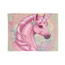 Load image into Gallery viewer, Pink Unicorn Throw Blanket

