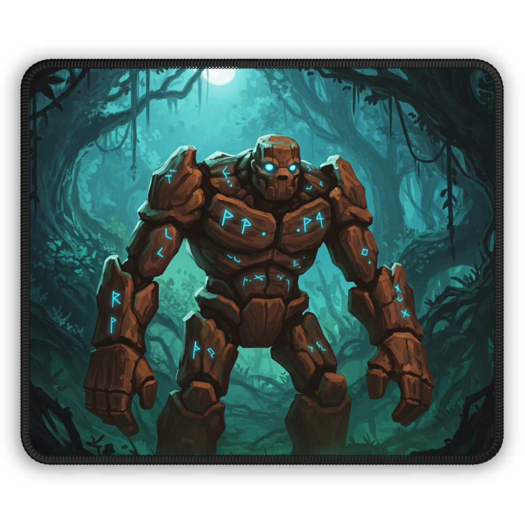 Fantasy Forest Golem Gaming Mouse Pad
