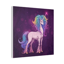 Load image into Gallery viewer, Rainbow Unicorn Canvas Wall Art
