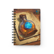 Load image into Gallery viewer, Magic Potion Spiral Journal
