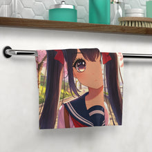 Load image into Gallery viewer, Cutie Anime Girl Face Towel
