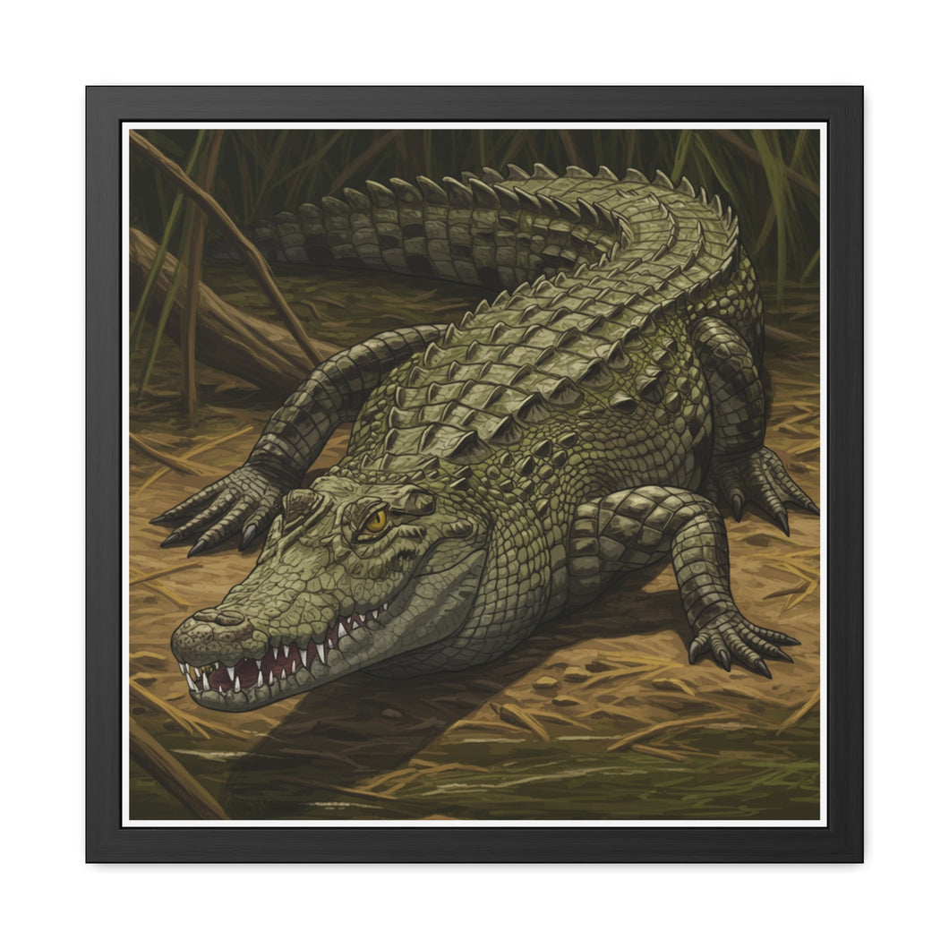 Alligator Framed Poster