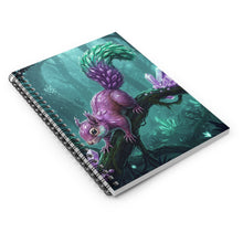 Load image into Gallery viewer, Fantasy Crystal Squirrel Spiral Notebook
