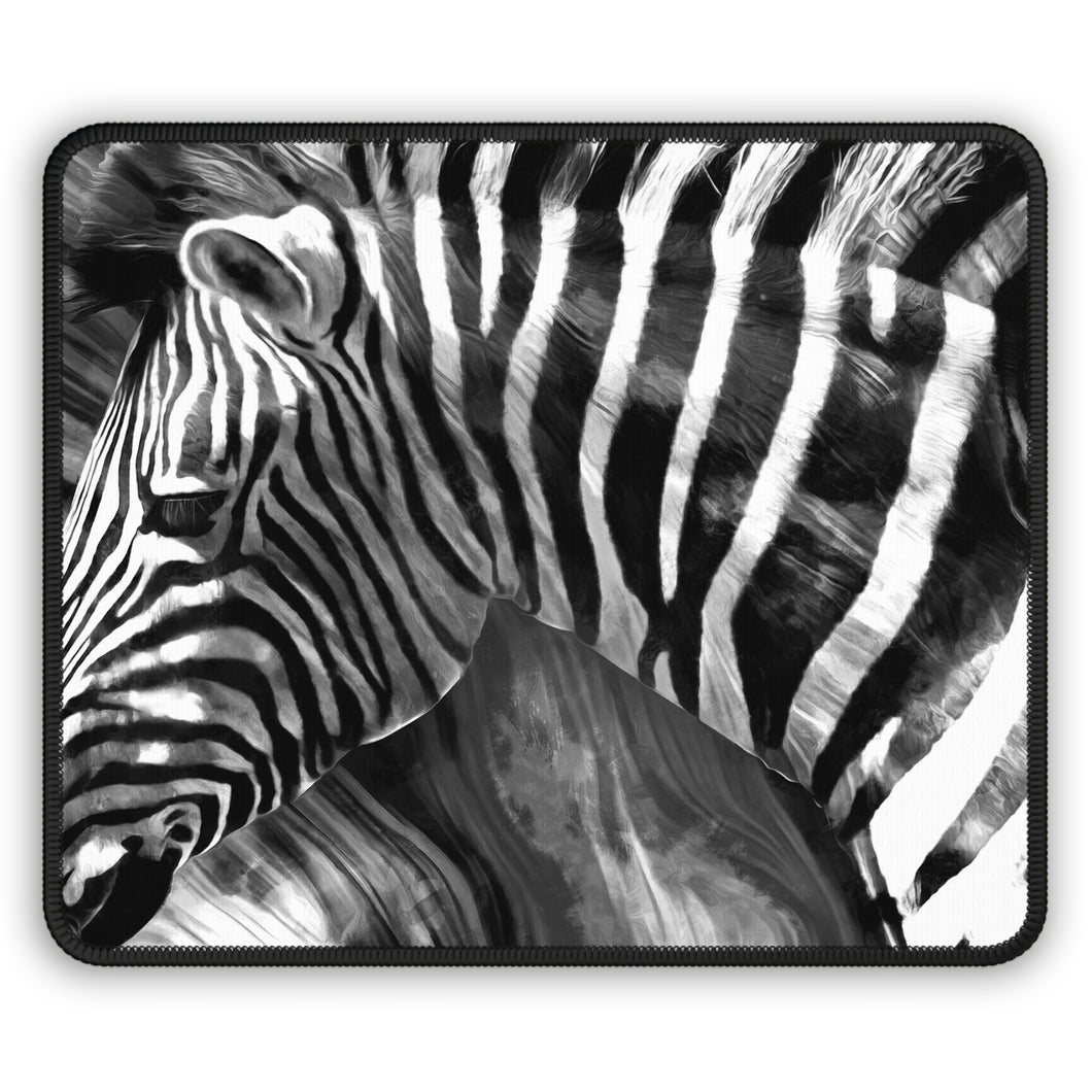 Stylish Zebra Gaming Mouse Pad