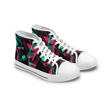 Load image into Gallery viewer, Abstract Neon Pattern Women&#39;s High Top Sneakers
