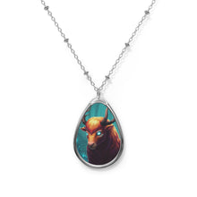 Load image into Gallery viewer, Spirit Taurus Oval Necklace
