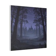 Load image into Gallery viewer, Spooky Haunted Forest Castle Canvas Wall Art
