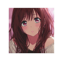 Load image into Gallery viewer, Cute Blush Anime Girl Face Towel
