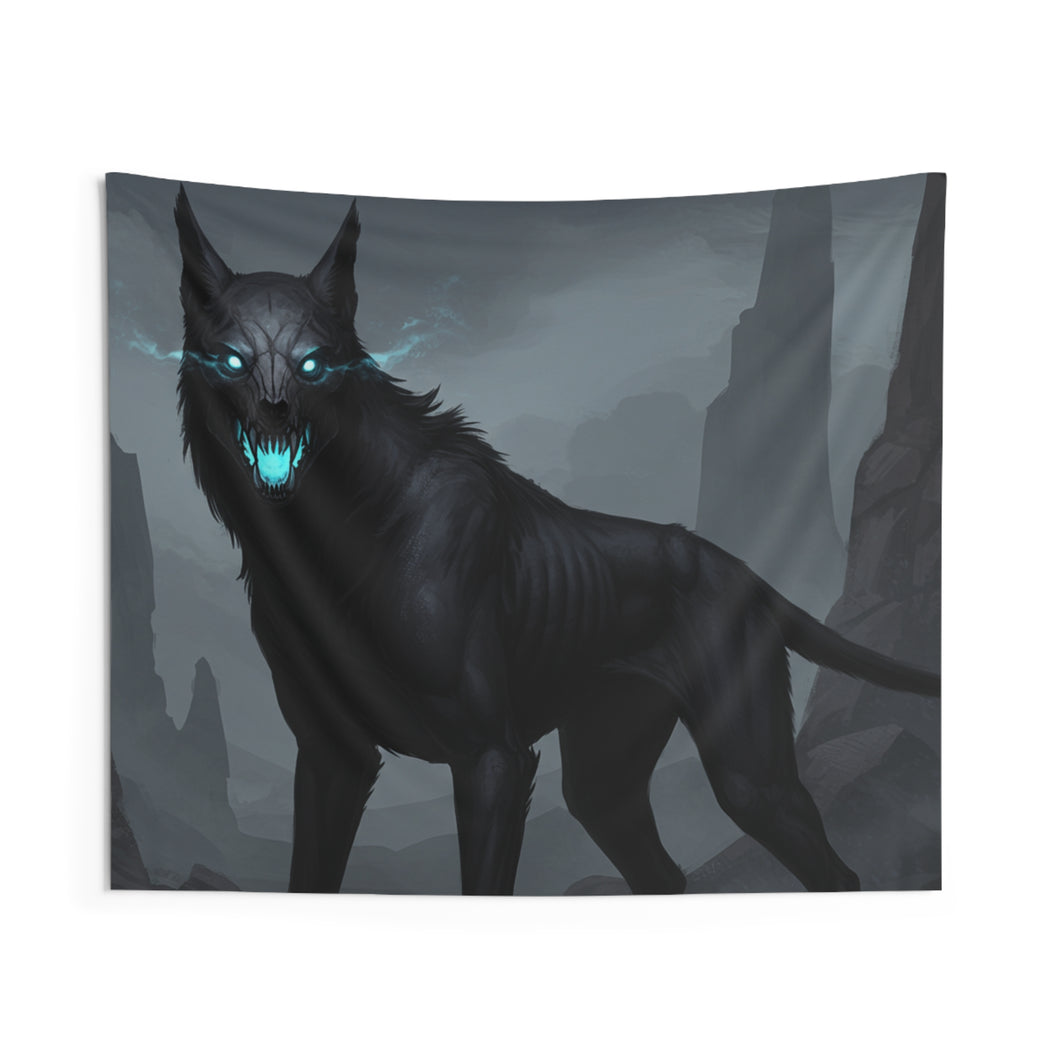 Ghost Wolf Wall Tapestry