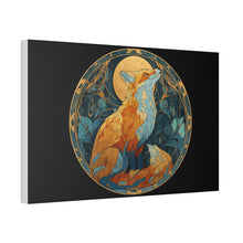 Load image into Gallery viewer, Golden Moon Fox Canvas
