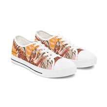 Load image into Gallery viewer, Abstract Tiger Women&#39;s Low Top Sneakers
