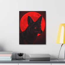 Load image into Gallery viewer, Bloodmoon Jackal Canvas
