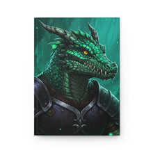 Load image into Gallery viewer, Green Dragon Knight Hardcover Journal
