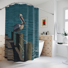 Load image into Gallery viewer, Pelican Dock Shower Curtain
