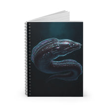 Load image into Gallery viewer, Oceanic Moray Eel Spiral Notebook
