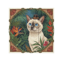 Load image into Gallery viewer, Vintage Siamese Cat Face Towel
