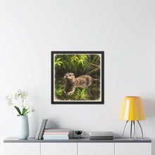 Load image into Gallery viewer, River Otter Framed Poster
