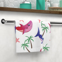 Load image into Gallery viewer, Adorable Shark Face Towel - Fun Beach Vibes for Kids
