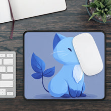 Load image into Gallery viewer, Blue Kawaii Cat Gaming Mouse Pad
