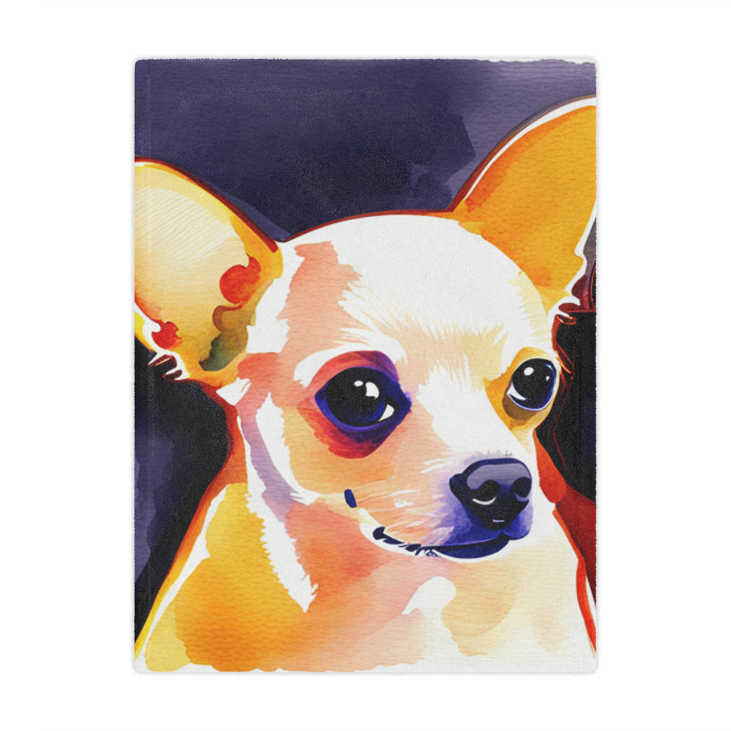 Chihuahua Minky Blanket