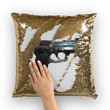 Load image into Gallery viewer, 22 Calibur Sequin Cushion Cover
