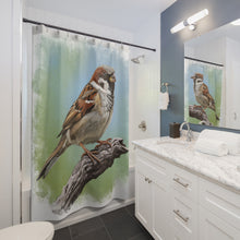 Load image into Gallery viewer, Sparrow Shower Curtain
