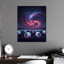 Load image into Gallery viewer, Galaxy Sheep Matte Poster
