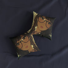 Load image into Gallery viewer, Anime Girl Glasses Decorative Pillow
