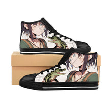 Load image into Gallery viewer, Anime Girl with Crocodile Women's Classic Sneakers
