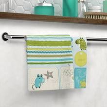 Load image into Gallery viewer, Adorable Kids Face Towel, Cute Animal Design Washcloth, Bath Time, Baby Shower
