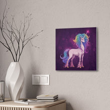 Load image into Gallery viewer, Rainbow Unicorn Canvas Wall Art
