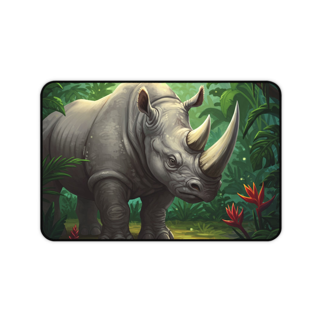 Rhino Jungle Desk Mat