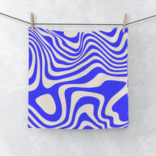 Load image into Gallery viewer, Abstract Wave Face Towel, Spa Towel, Bathroom Decor, Gift for Her, Summer Vibes
