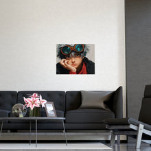 Load image into Gallery viewer, Boy with Goggles Anime Portrait Matte Poster

