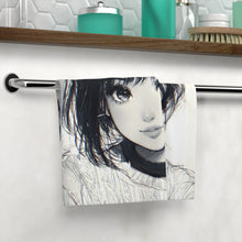 Load image into Gallery viewer, Cute Sketch Anime Girl Face Towel
